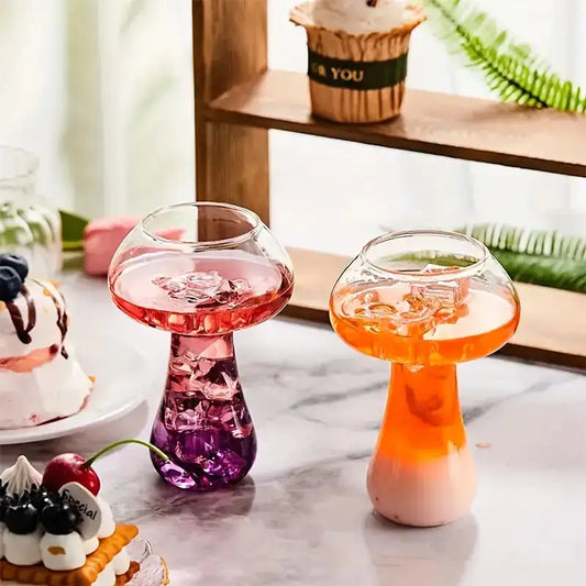 Mushroom Cocktail Glass Set