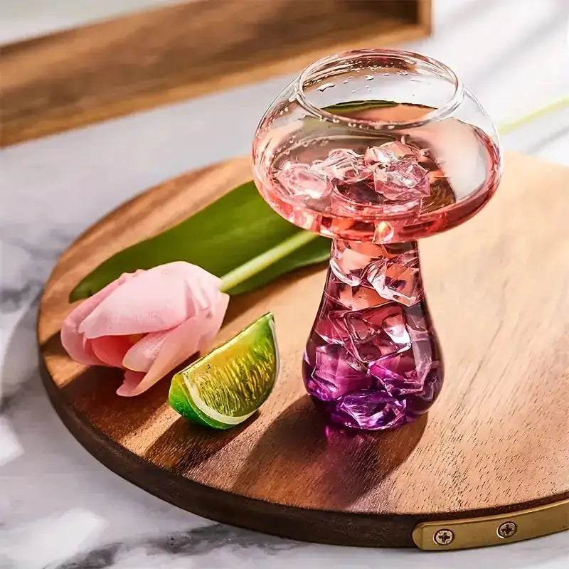 Mushroom Cocktail Glass Set